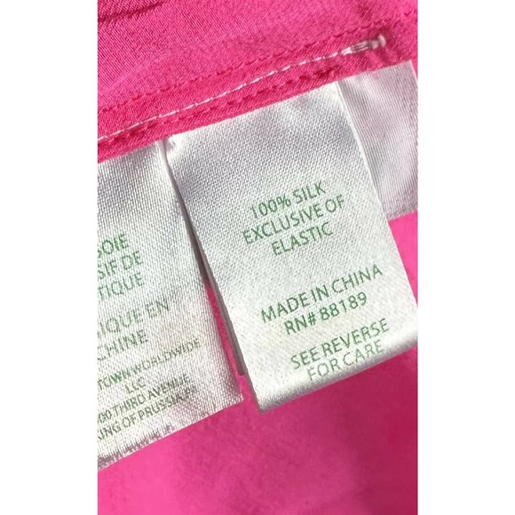 Lilly Pulitzer Pink Smocked Blouse Medium EUC - Picture 7 of 8